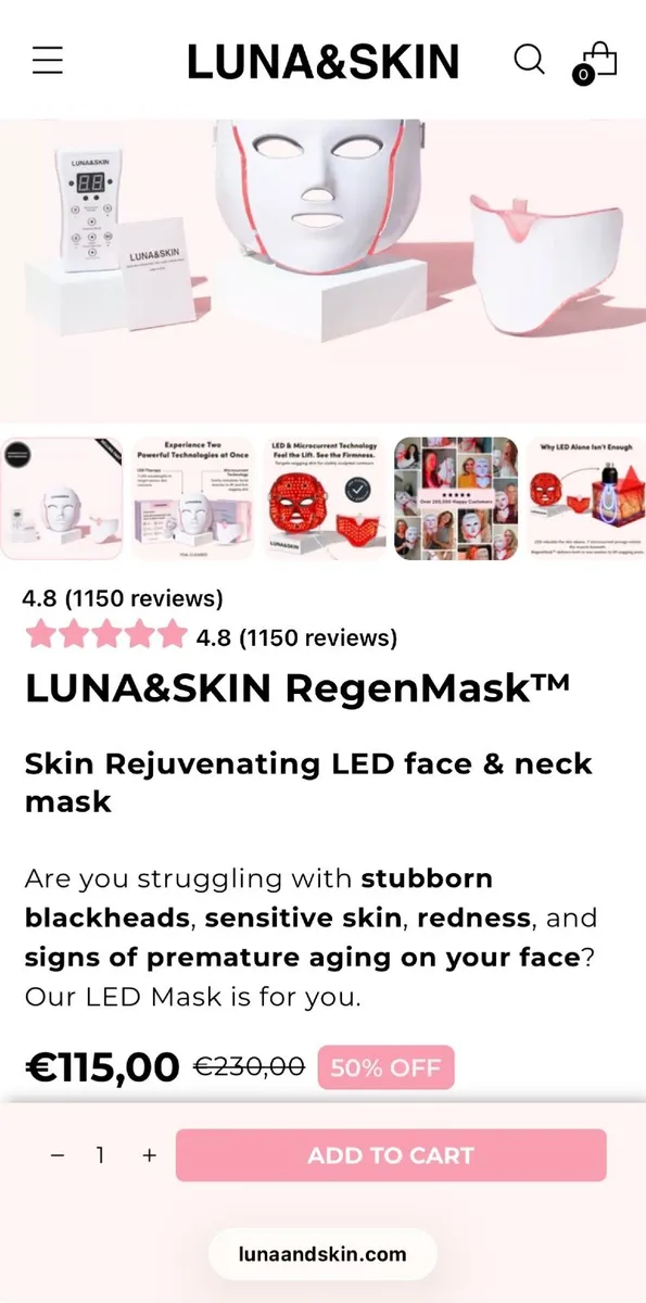 LED Mask - Face and Neck - Image 2