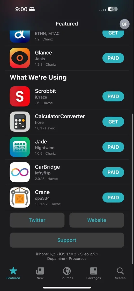 Jailbroken iPhone 15 Pro Max Dopamine 3.1 - Image 3