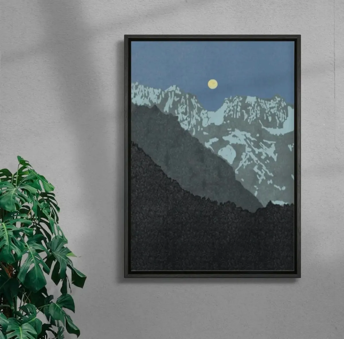Framed Canvas Artwork A1 23.4 x 33.1” - Image 1