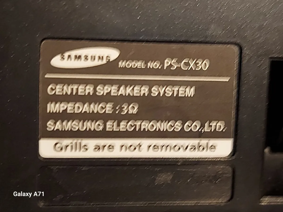 Samsung Surround Sound Speaker System, Subwoofer S - Image 3