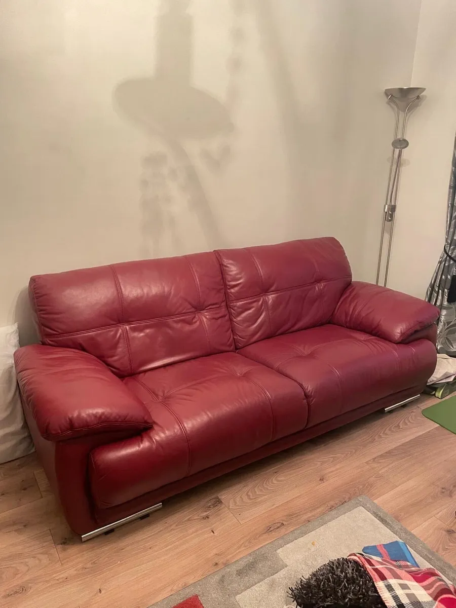 3 Seater Leather Couch