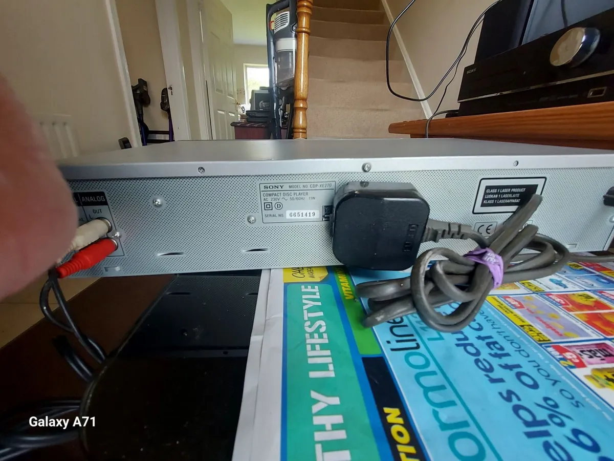 Sony Compact Disc Player, Model CDP-XE270 - Image 3