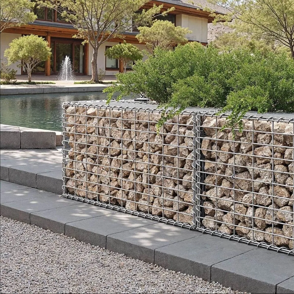 2 x Gabion baskets (100x50x30) FREE P&P - Image 1