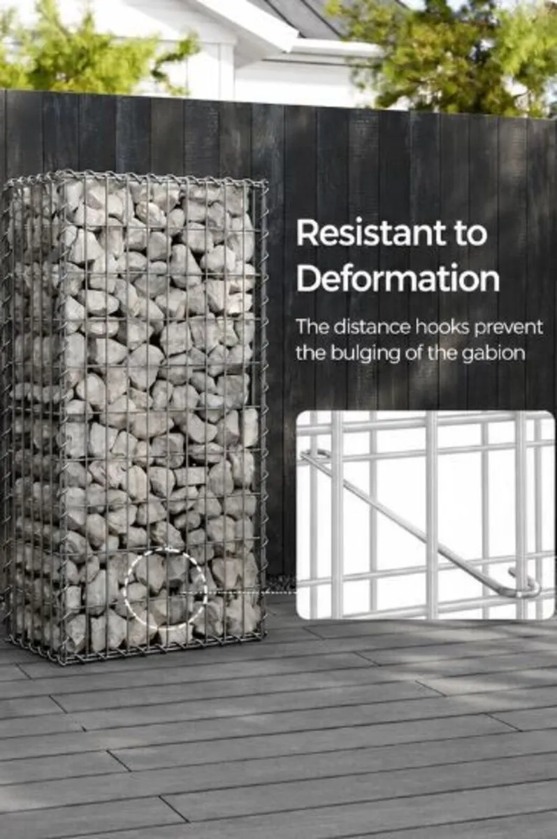 2 x Gabion baskets (100x50x30) FREE P&P - Image 4