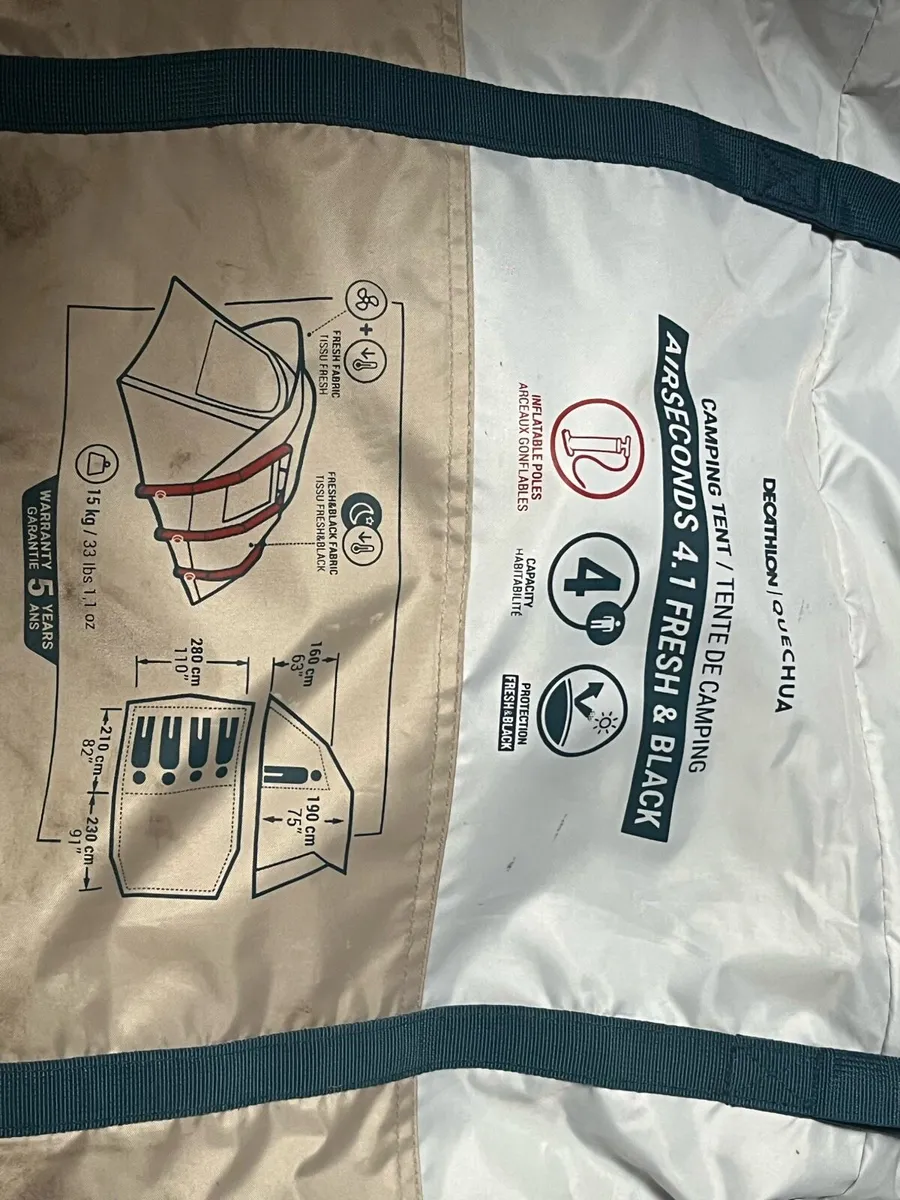 4 person inflate Tent - Image 4