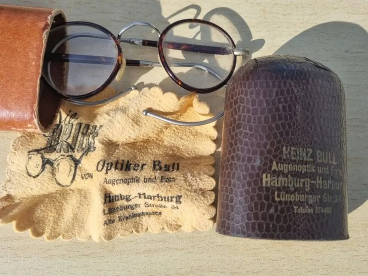 Authentic pre-war German prescription glasses - Image 2