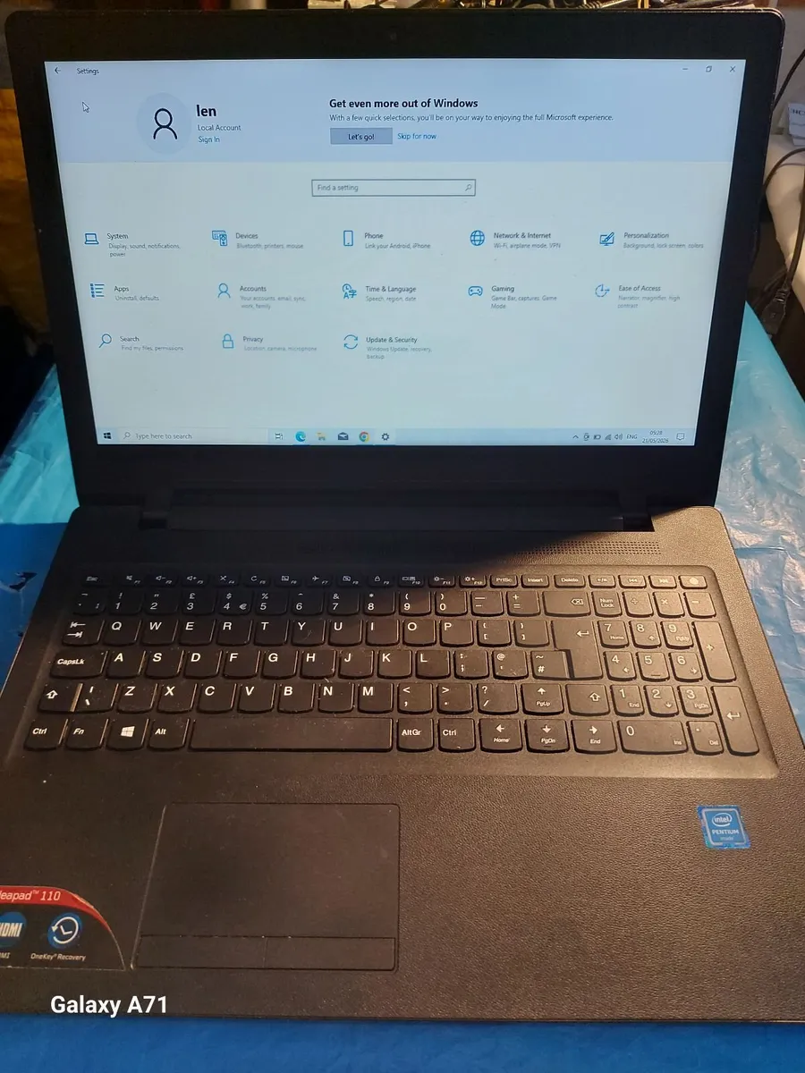 Lenovo Ideapad Laptop, 110-15IBR, 4GB Ram, 1 TB - Image 1