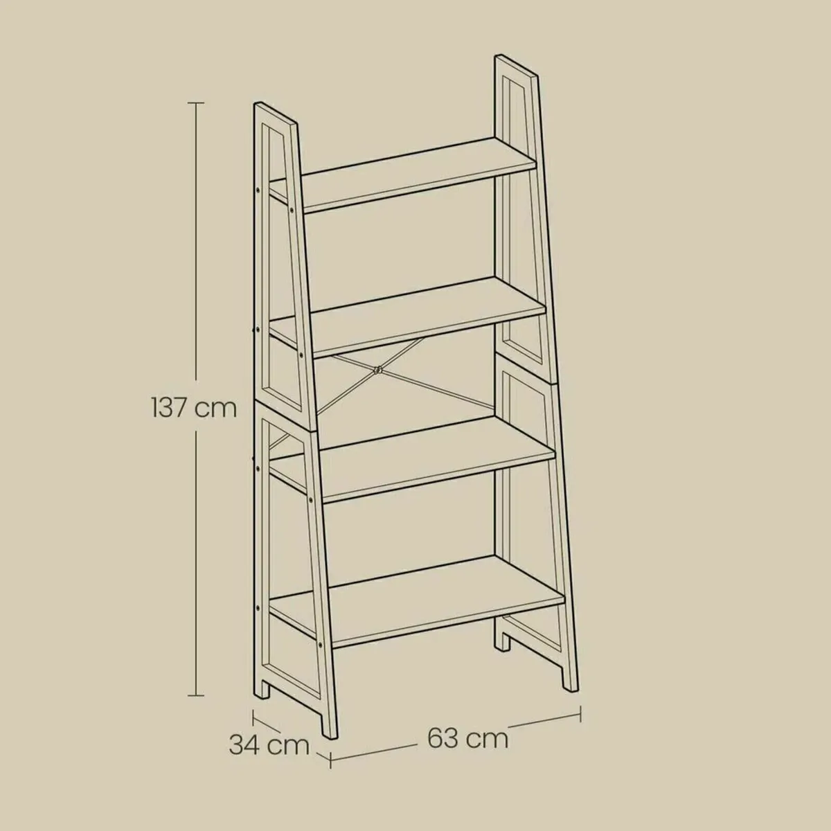2 x NEW Bookcase Display Units - Image 4