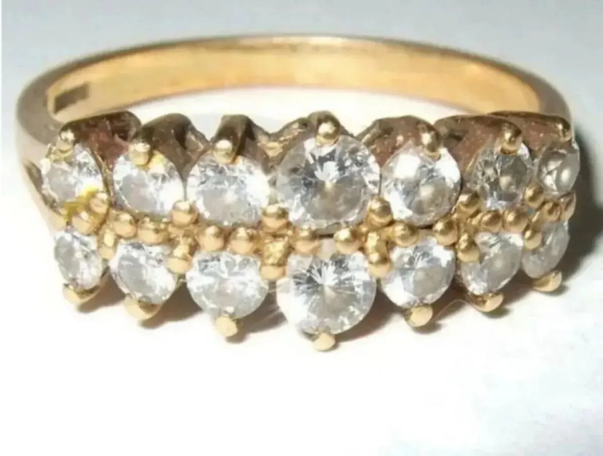 Vintage 18ct Gold & Diamond Ring - Image 1