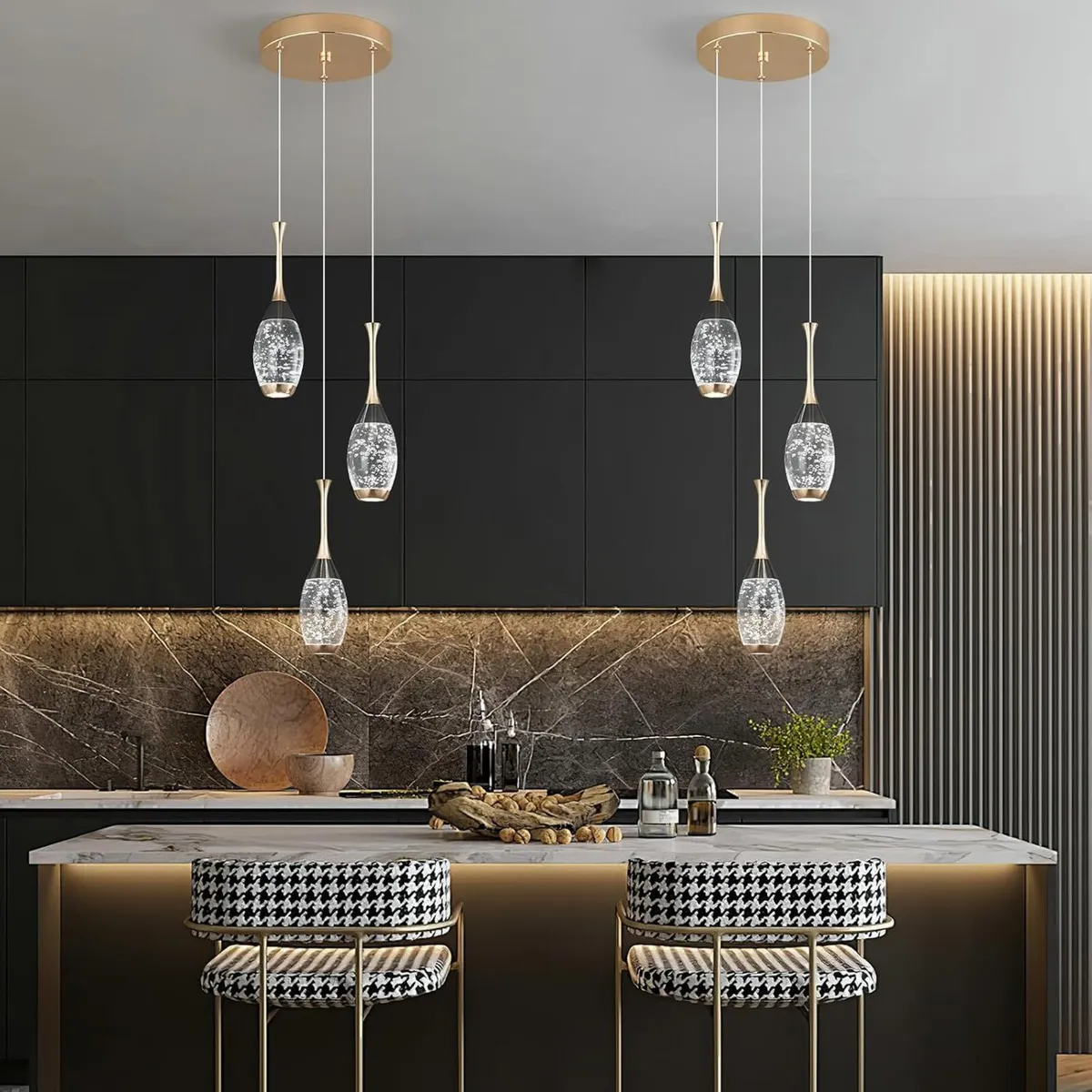 Modern Pendant Light LED Height Adjustable - Image 3