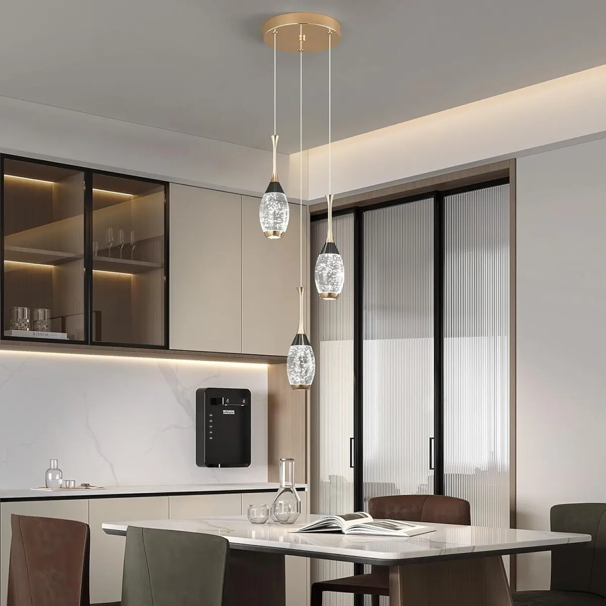 Modern Pendant Light LED Height Adjustable - Image 4