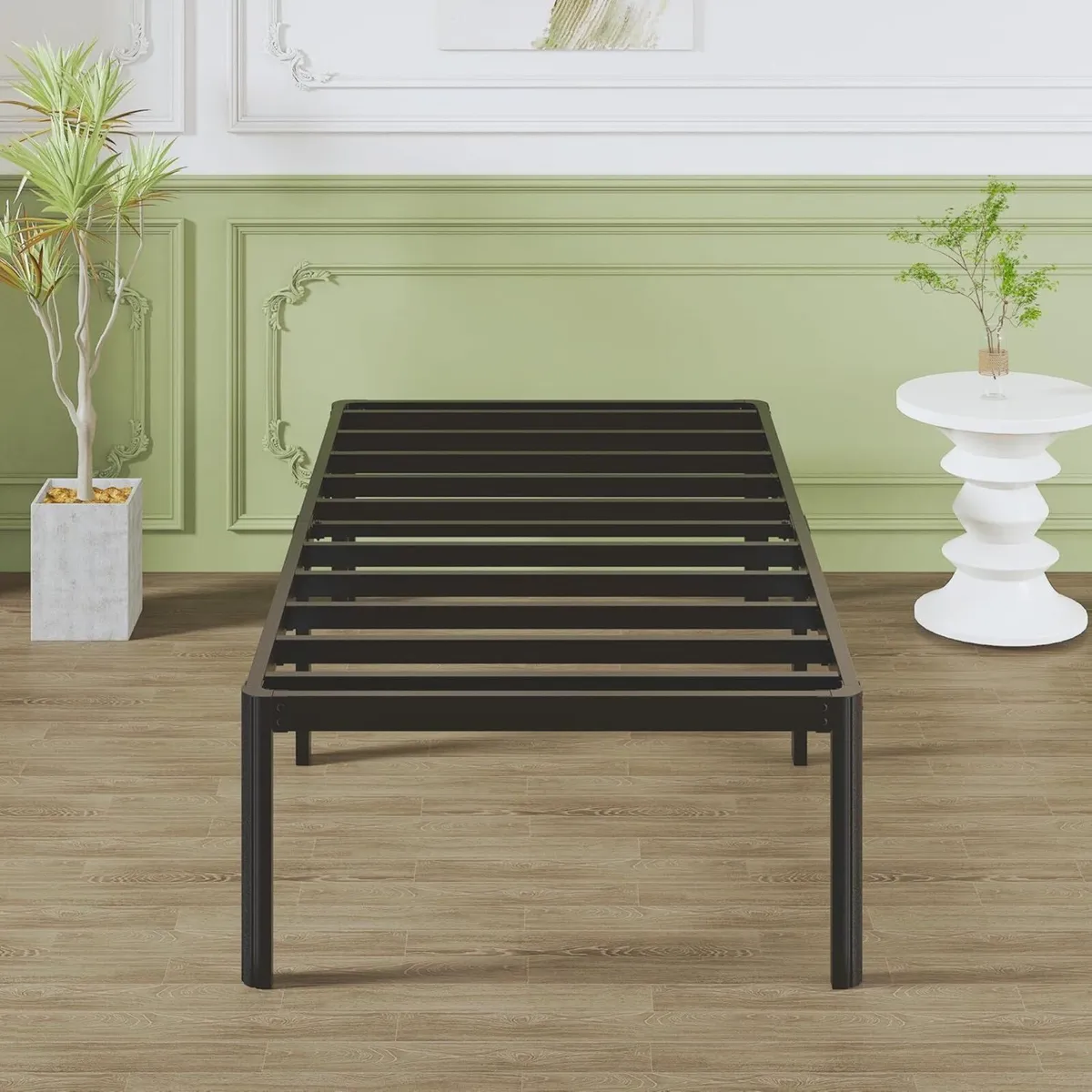 High Bed Frames with Rounded Corner Legs - Image 1