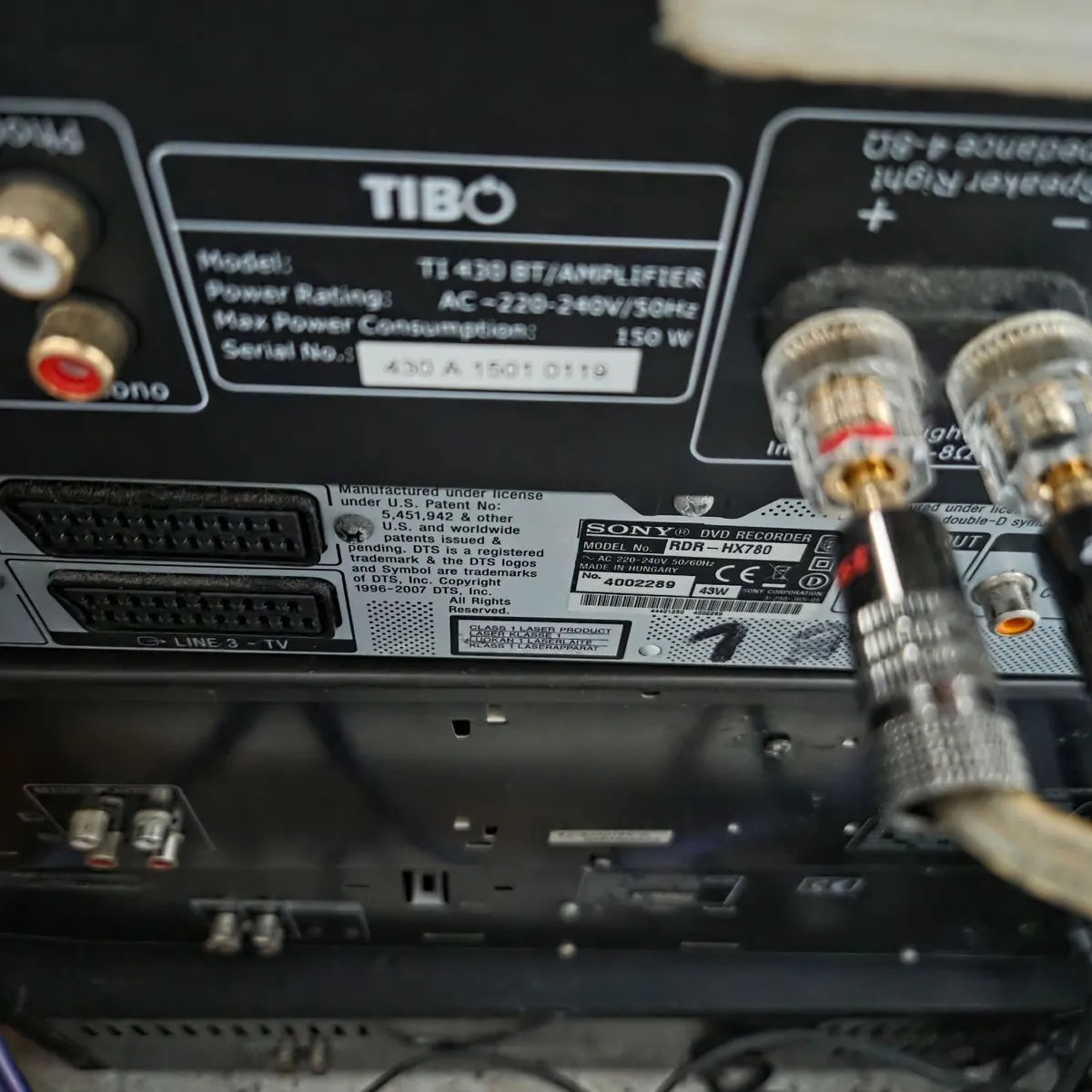 amplifier tibo 2ch.x150w - Image 1