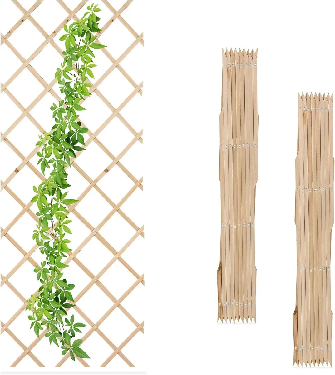 Extendable Trellis 180 X 90CM Wood Wall-Mounted - Image 1