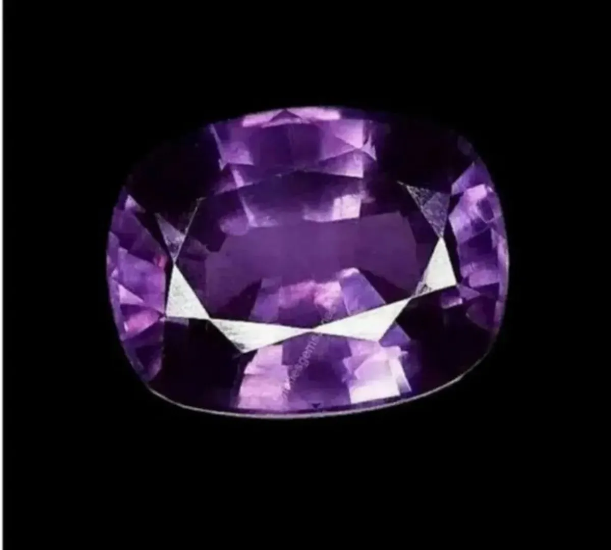 Cushion Cut Natural Amethyst Gemstone - Image 3