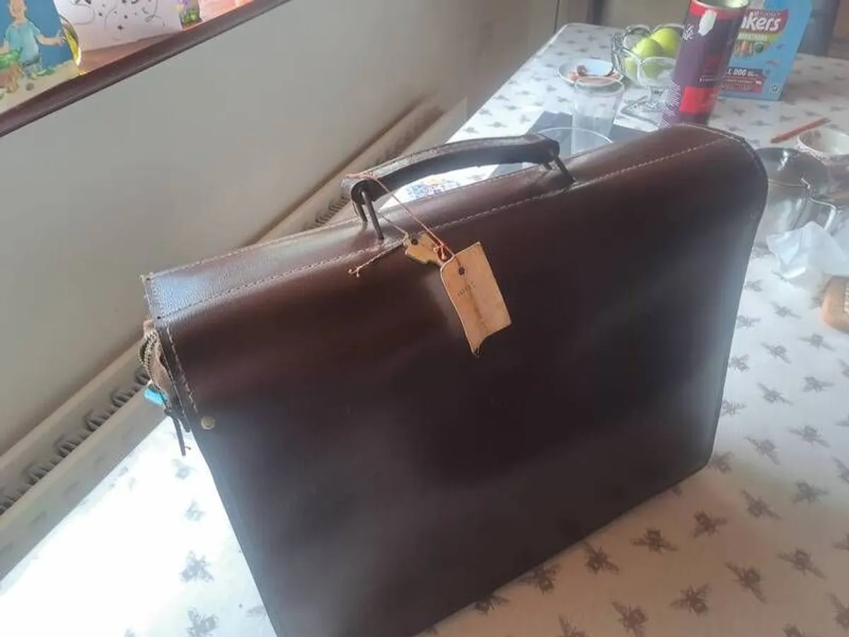 Genuine Leather Briefcase - Image 1