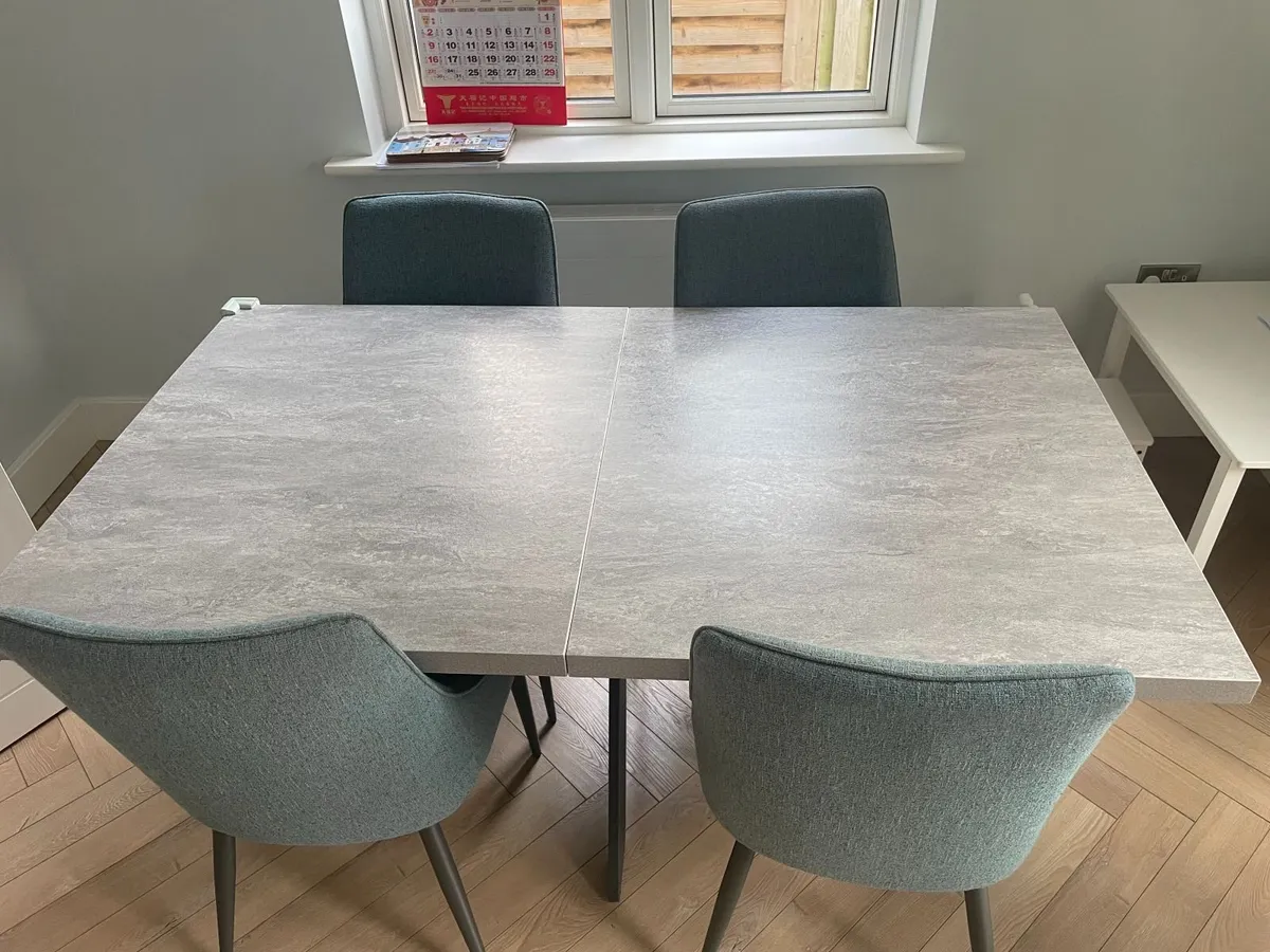 Dinning table and chairs - Image 1
