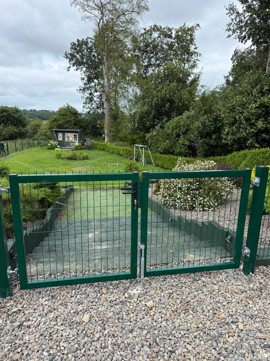 Mesh 3d fence. Gate - Image 3