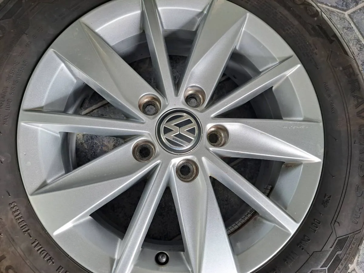 4 Volkswagen Polo Wheels and tyres with covers - Image 2