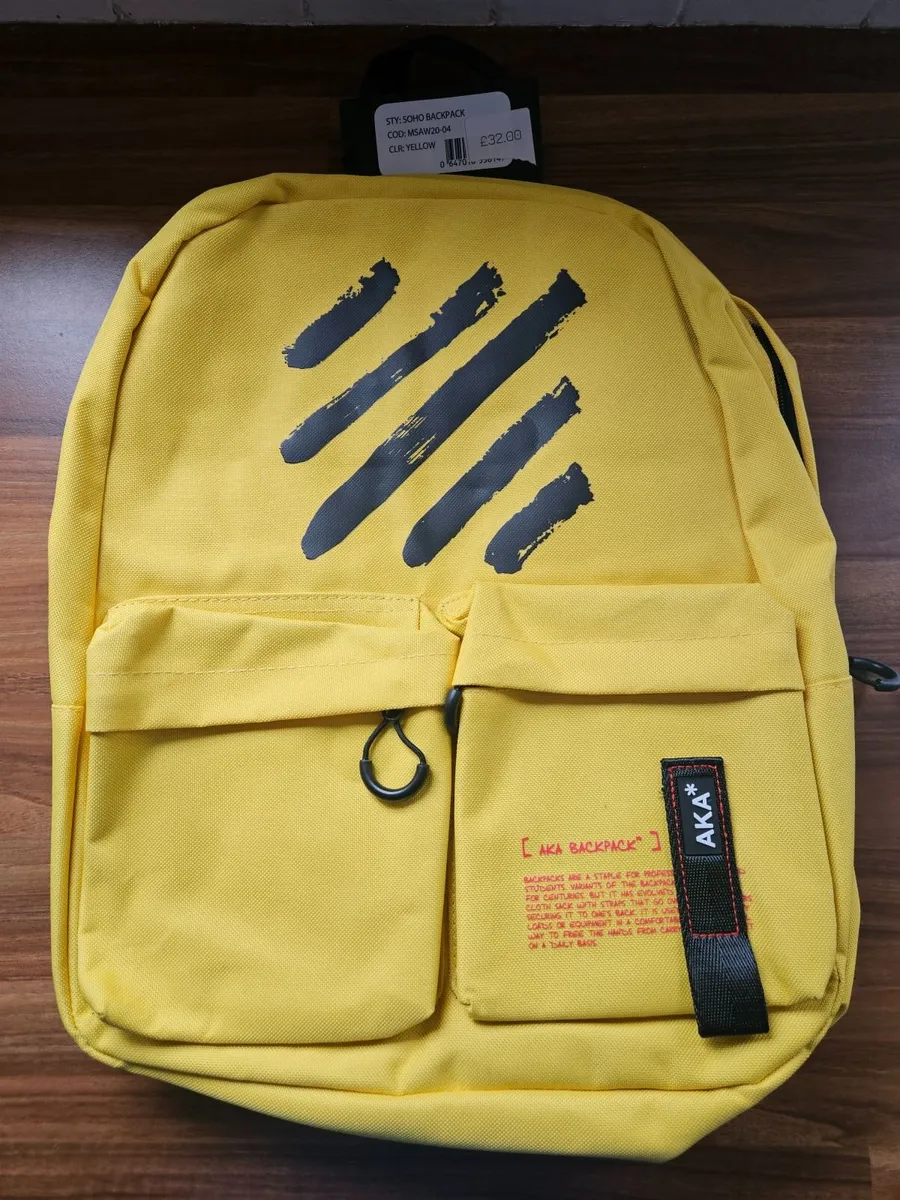 Bulk Deal: Yellow Utility Backpacks (Boxes of 20) - Image 1