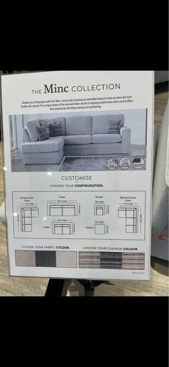 Harvey Norman Corner Sofa / L-Shaped Sofa €450 - Image 3