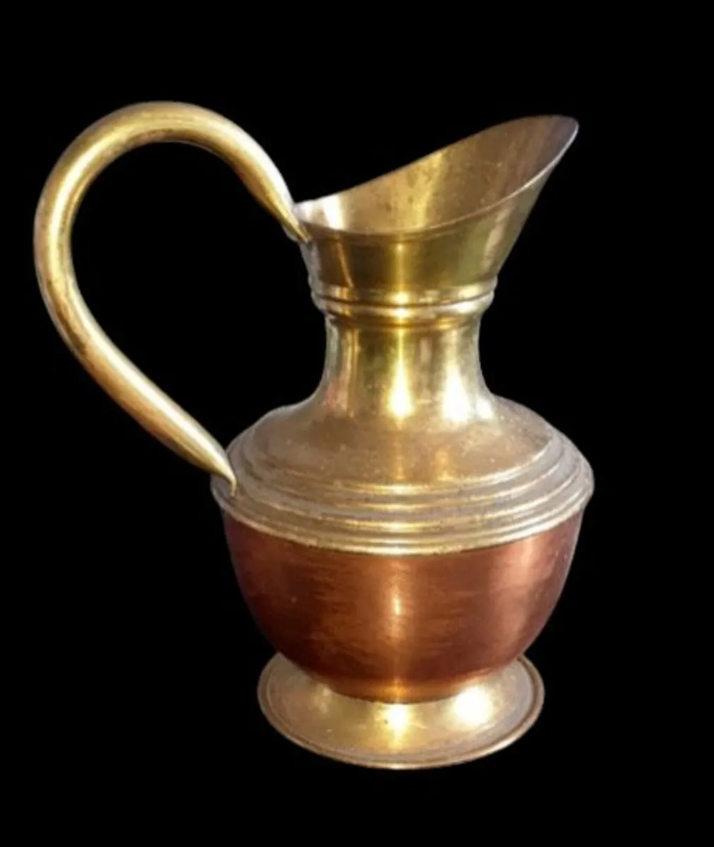 Vintage Copper & Brass Decorative Jug-Pristine - Image 3
