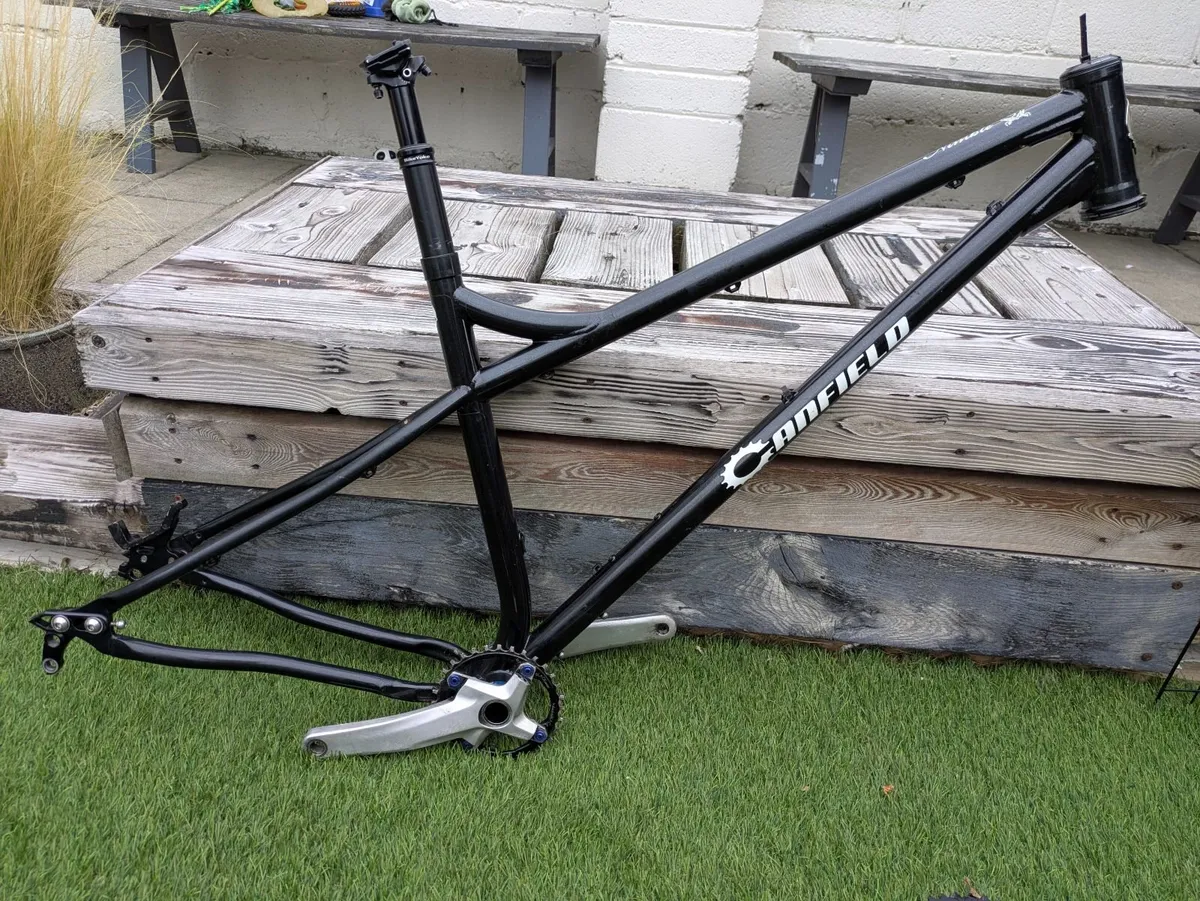 MTB hardtail frame, fork and accessories - Image 1