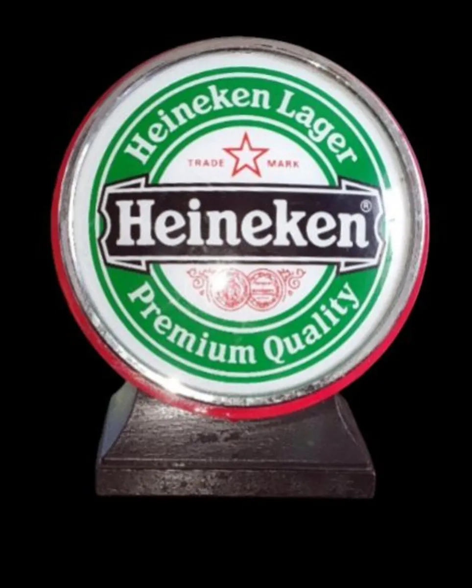 Vintage Heineken Bar Counter Sign - Image 4