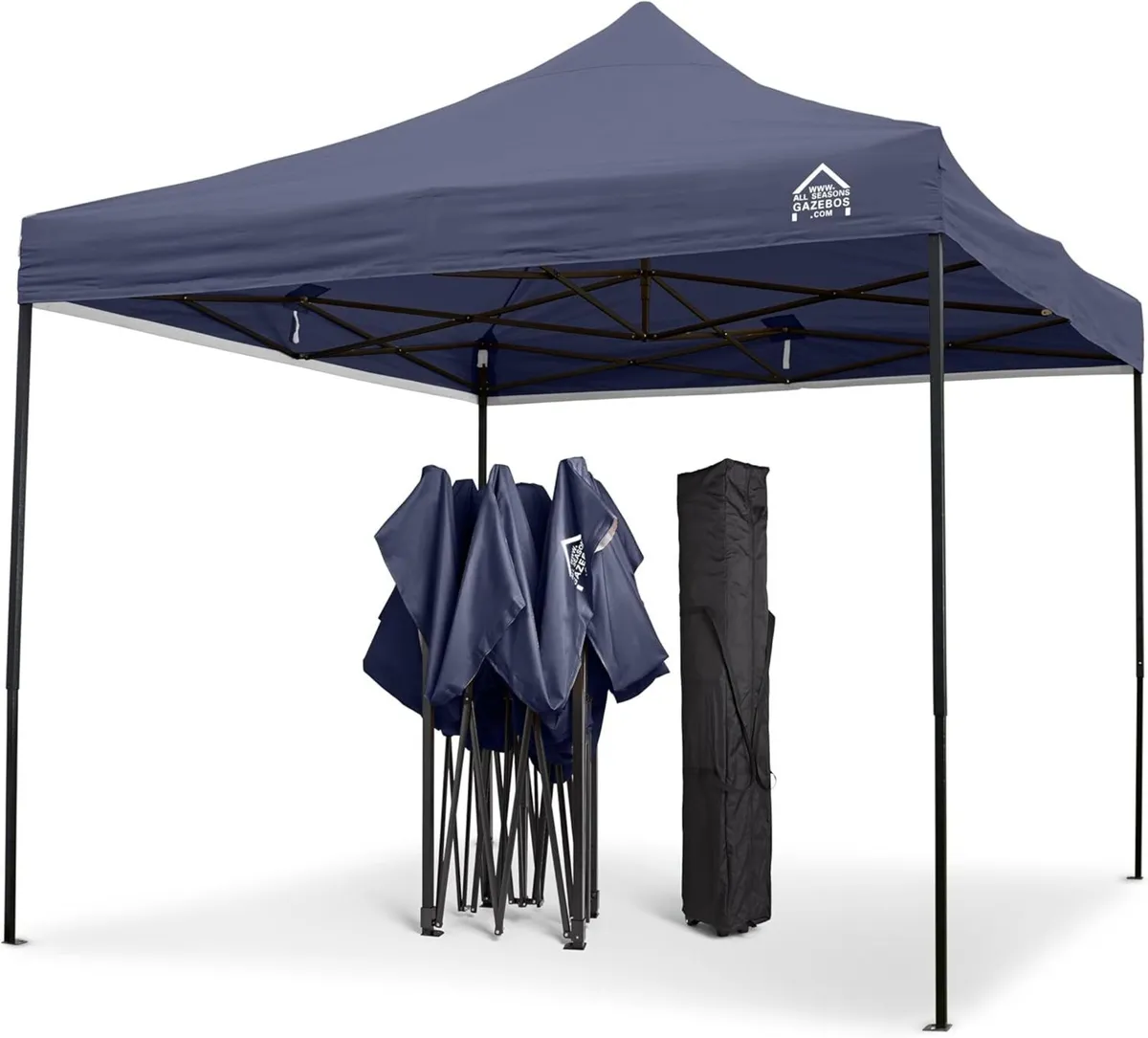 3x3m Heavy Duty Waterproof Pop Up Gazebo Steel - Image 1