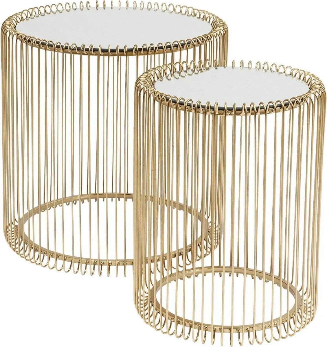 Design Wire Coffee Table 70CM Diameter Living - Image 1