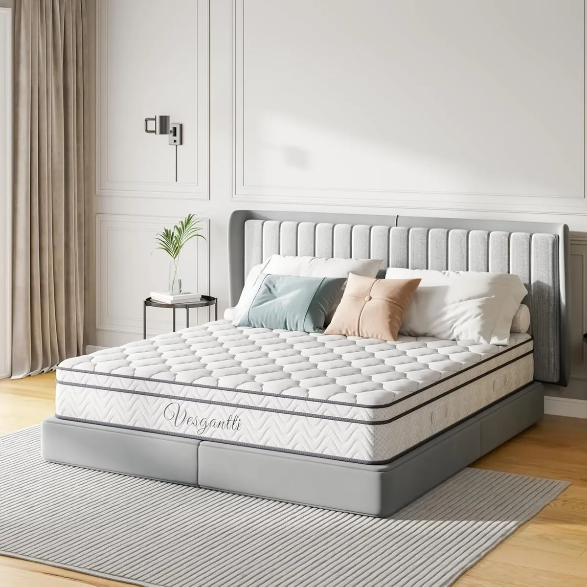 Mattress Hybrid Medium Firm Memory Foam Pocket - Image 2