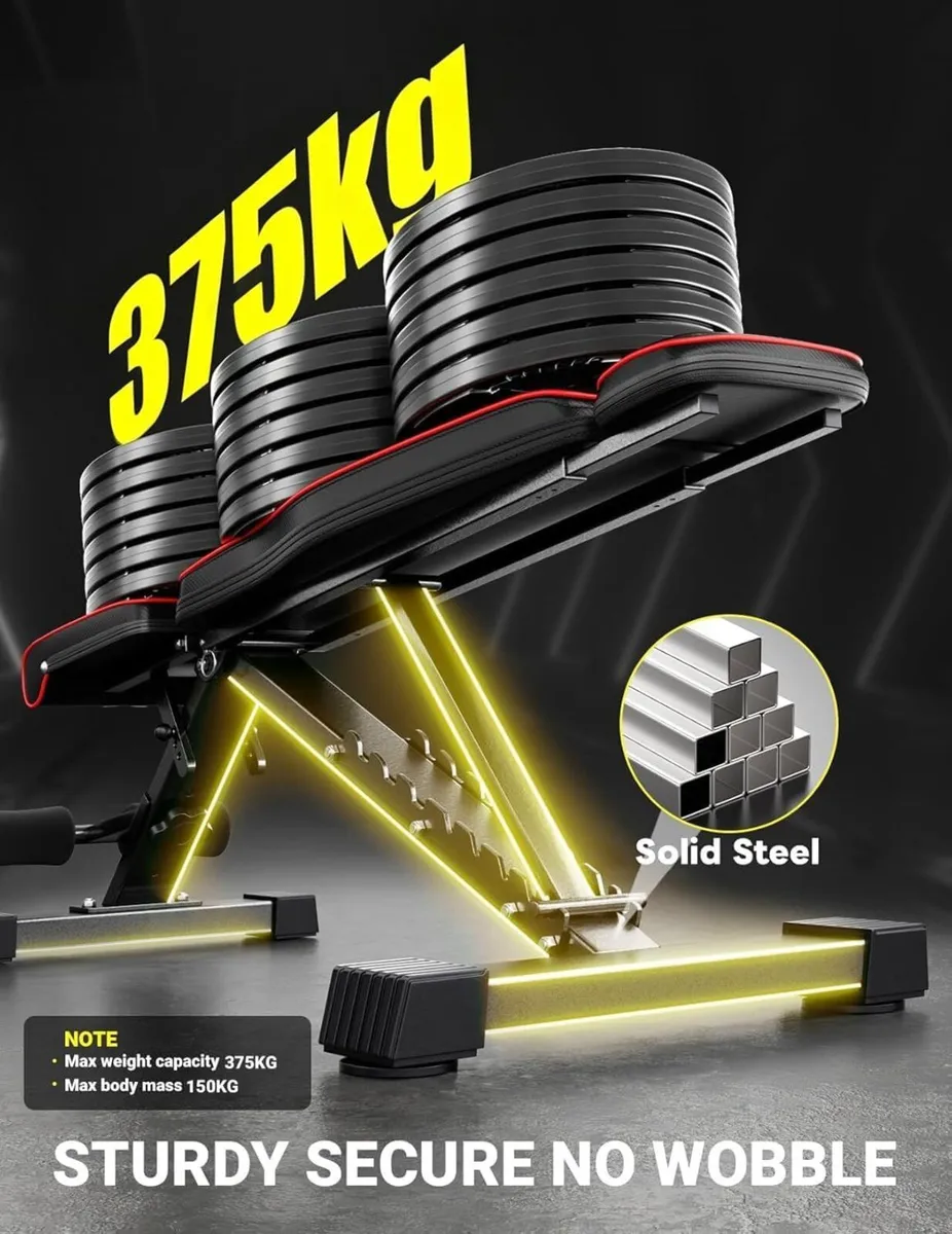 Adjustable Weight Bench Commercial - Image 4