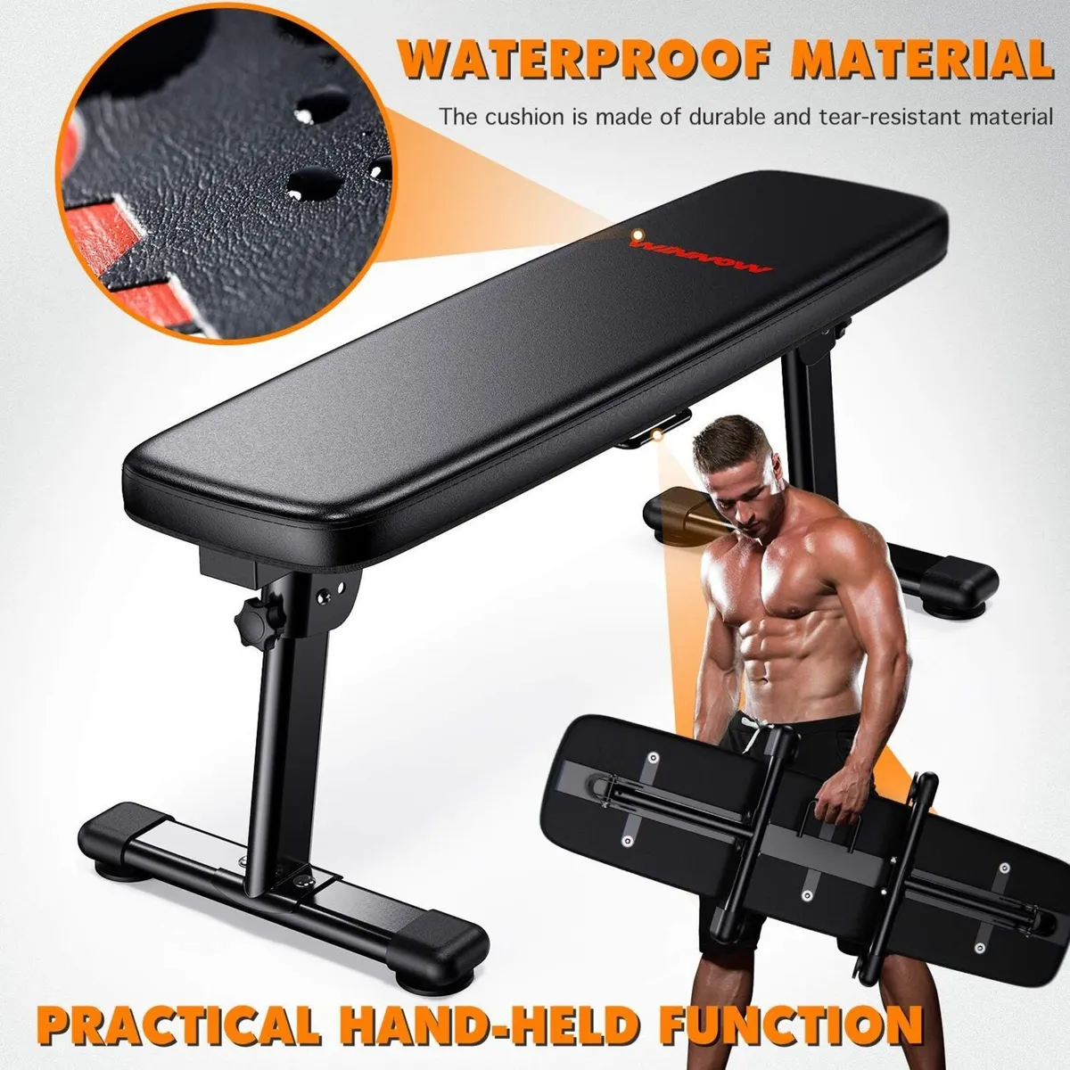 Weight Bench Folding Workout with Carrying Handle - Image 4