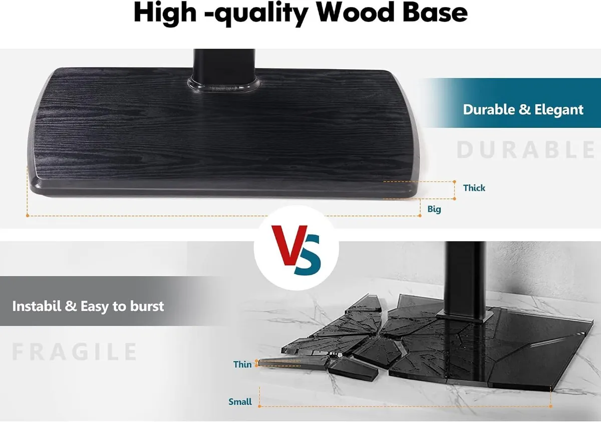TV Stand with 20MM Wood Base for 32-70 - Image 4