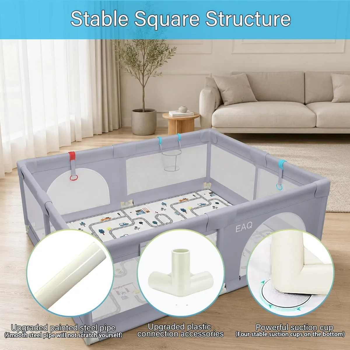 Baby Playpen Foldable for and Toddlers - Image 2