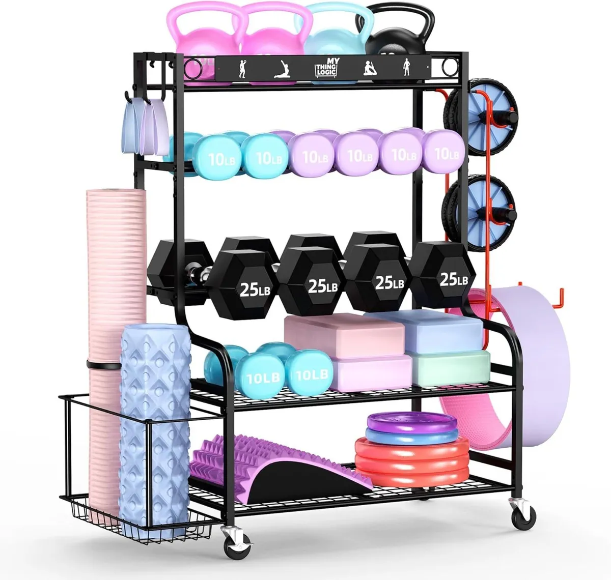 Yoga Mat Storage Racks Home Gym Rack - Image 1