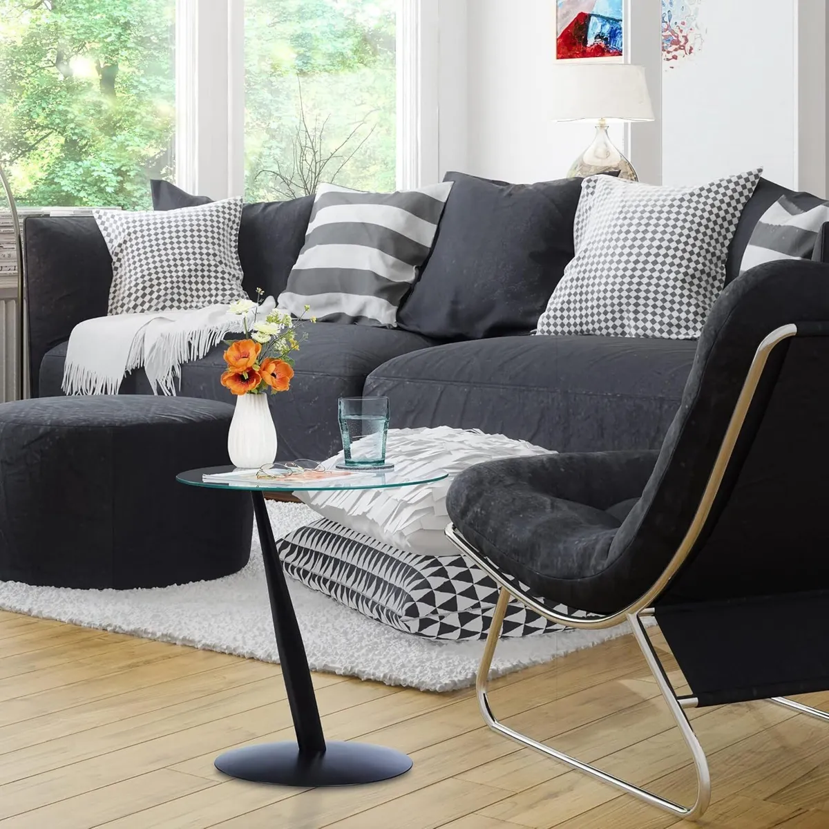 Side Table Round Coffee - Image 2