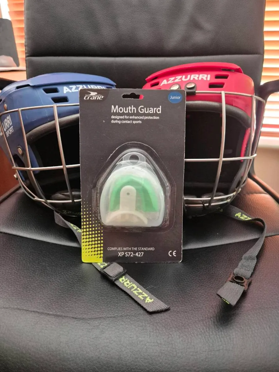 Azzurri Children’s GAA Helmets Barely Used - Image 1