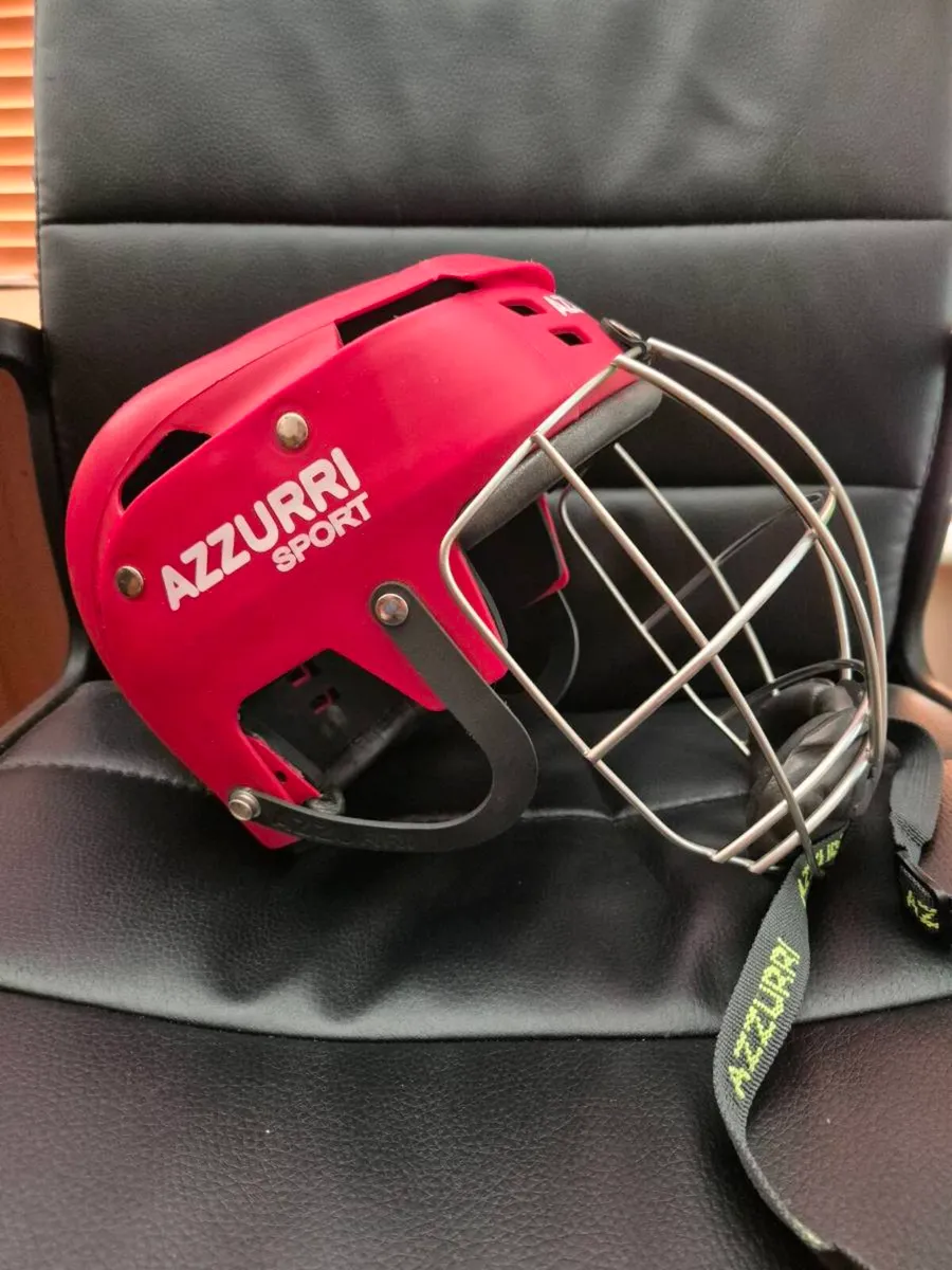 Azzurri Children’s GAA Helmets Barely Used - Image 2