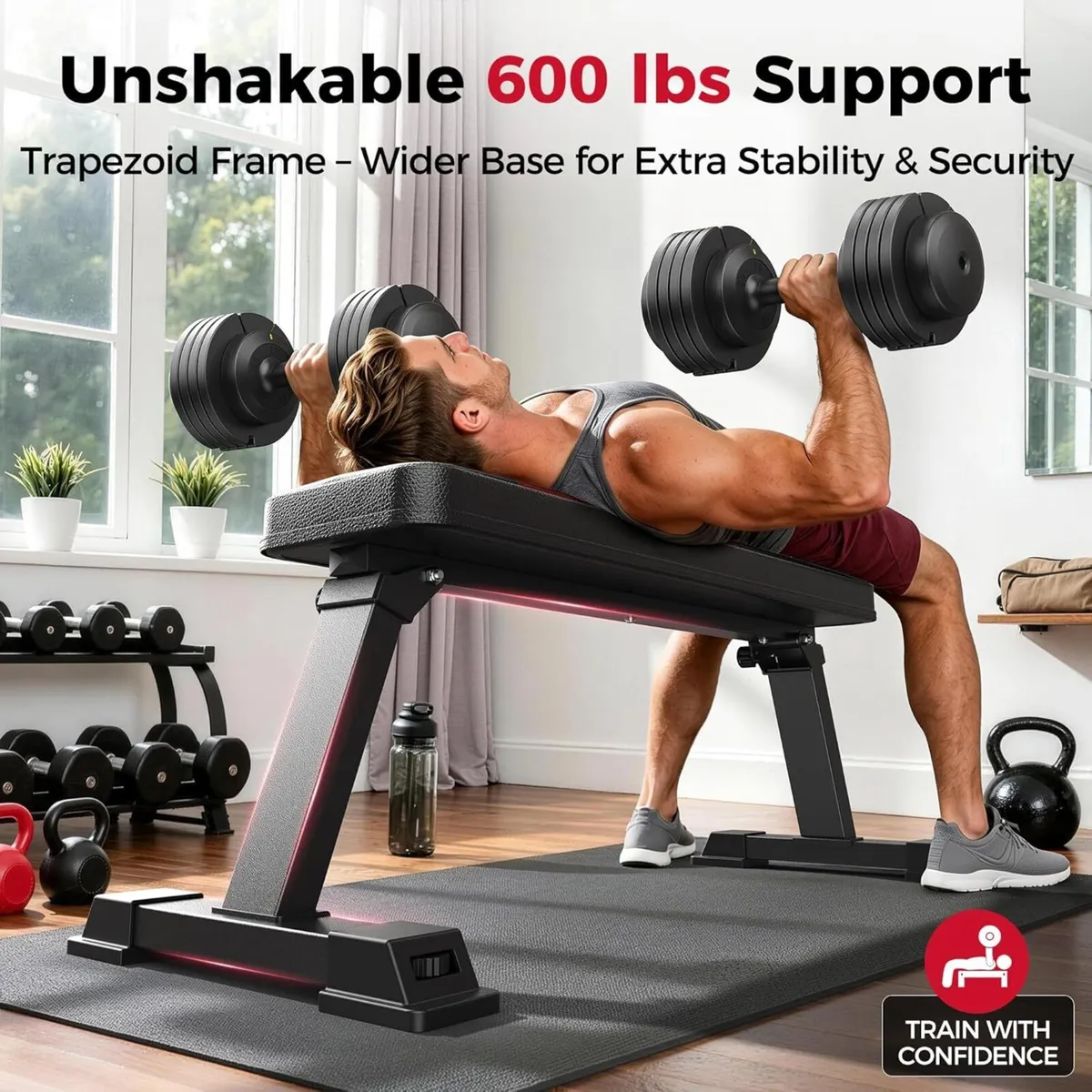 Bench Foldable Weight Stable for All Types - Image 3