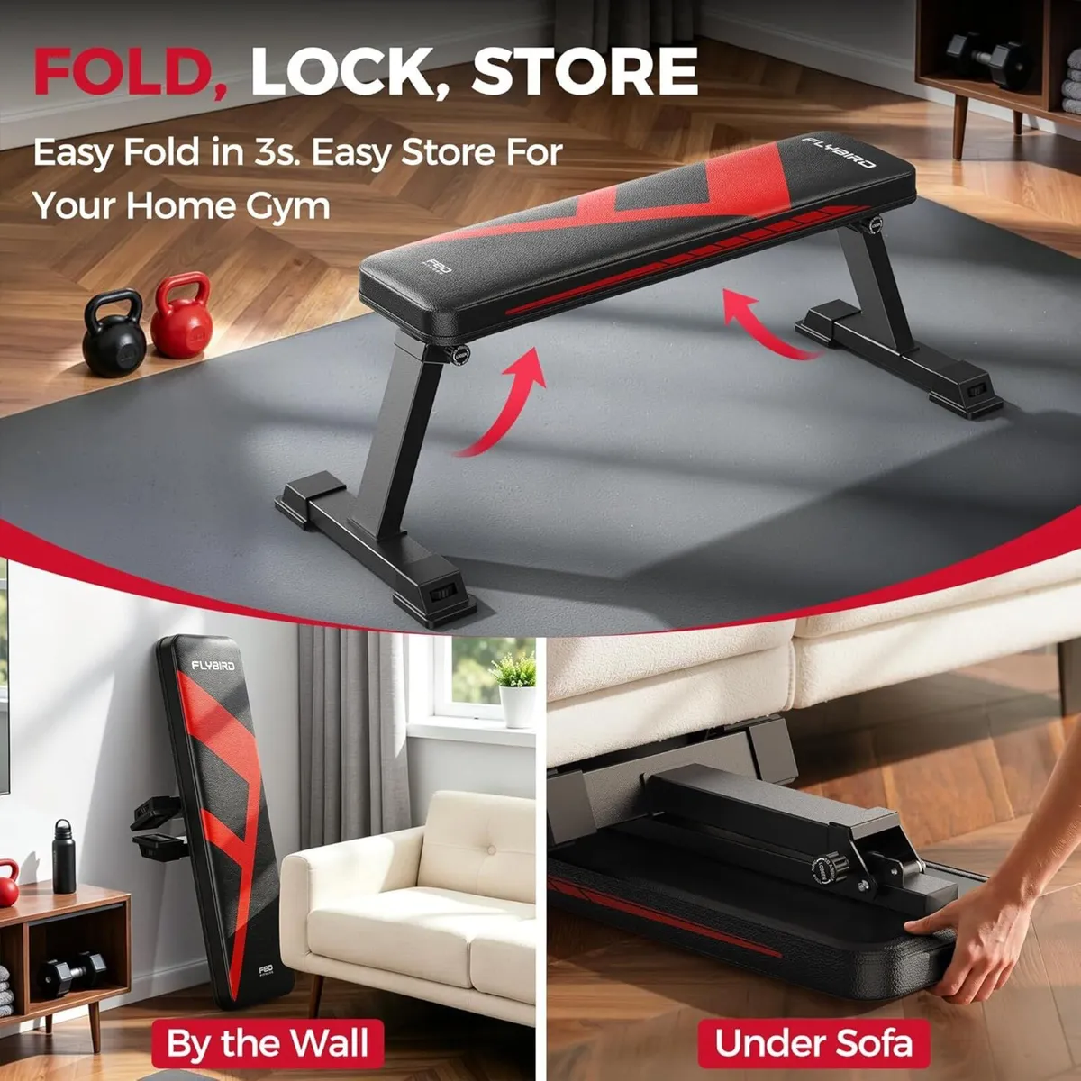 Bench Foldable Weight Stable for All Types - Image 2