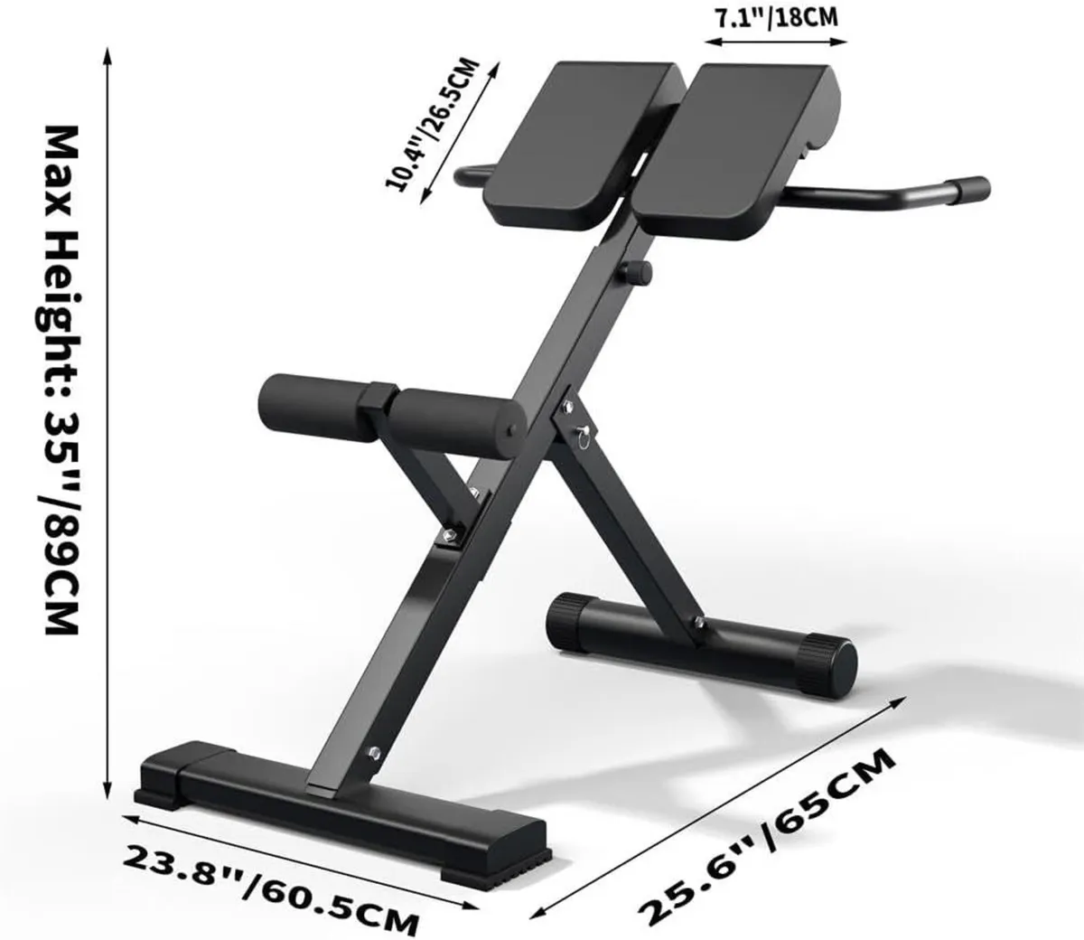 45-Degree Hyperextension Roman Chair Adjustable - Image 2