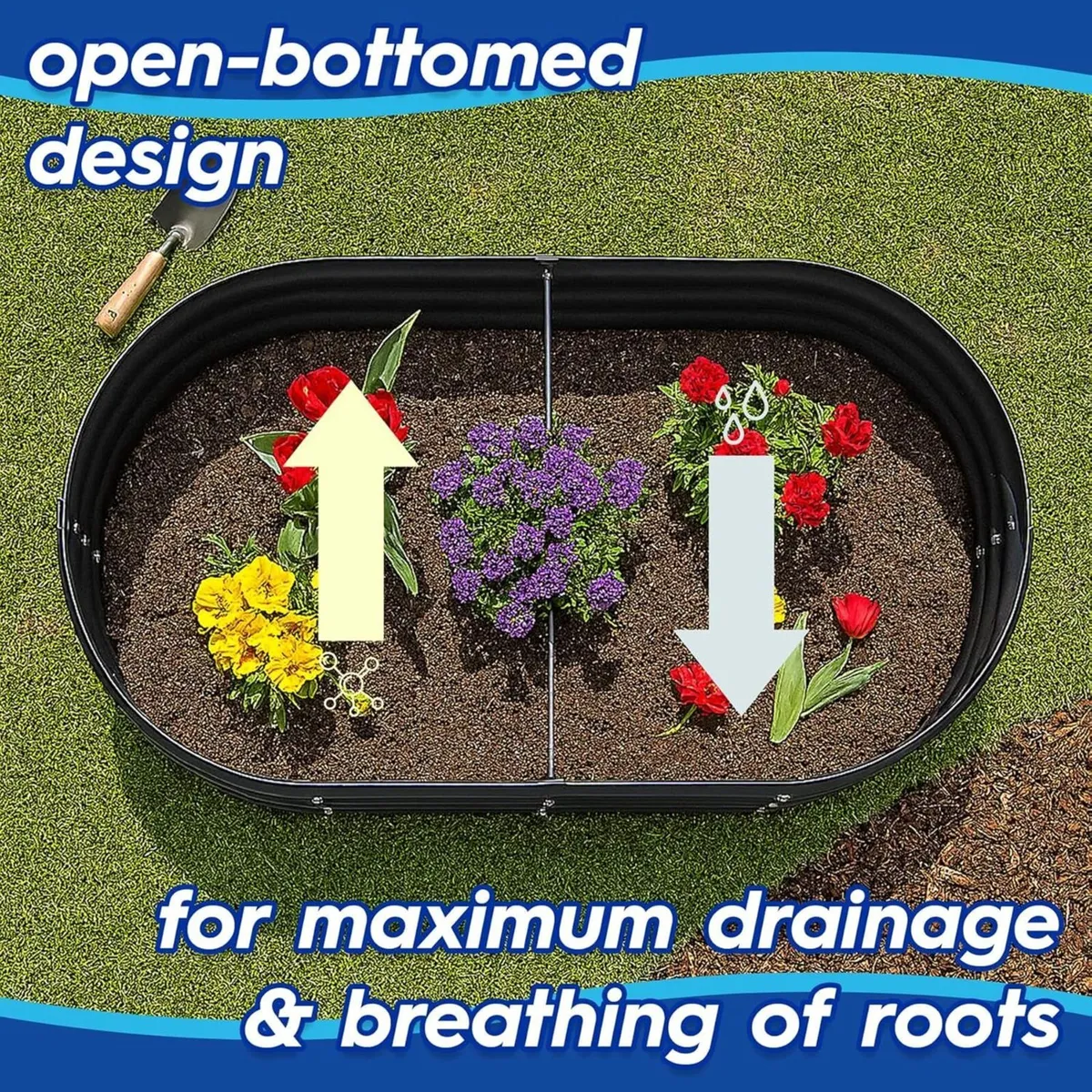 Garden Bed 180 X 90CM Rounded Pack - Image 4