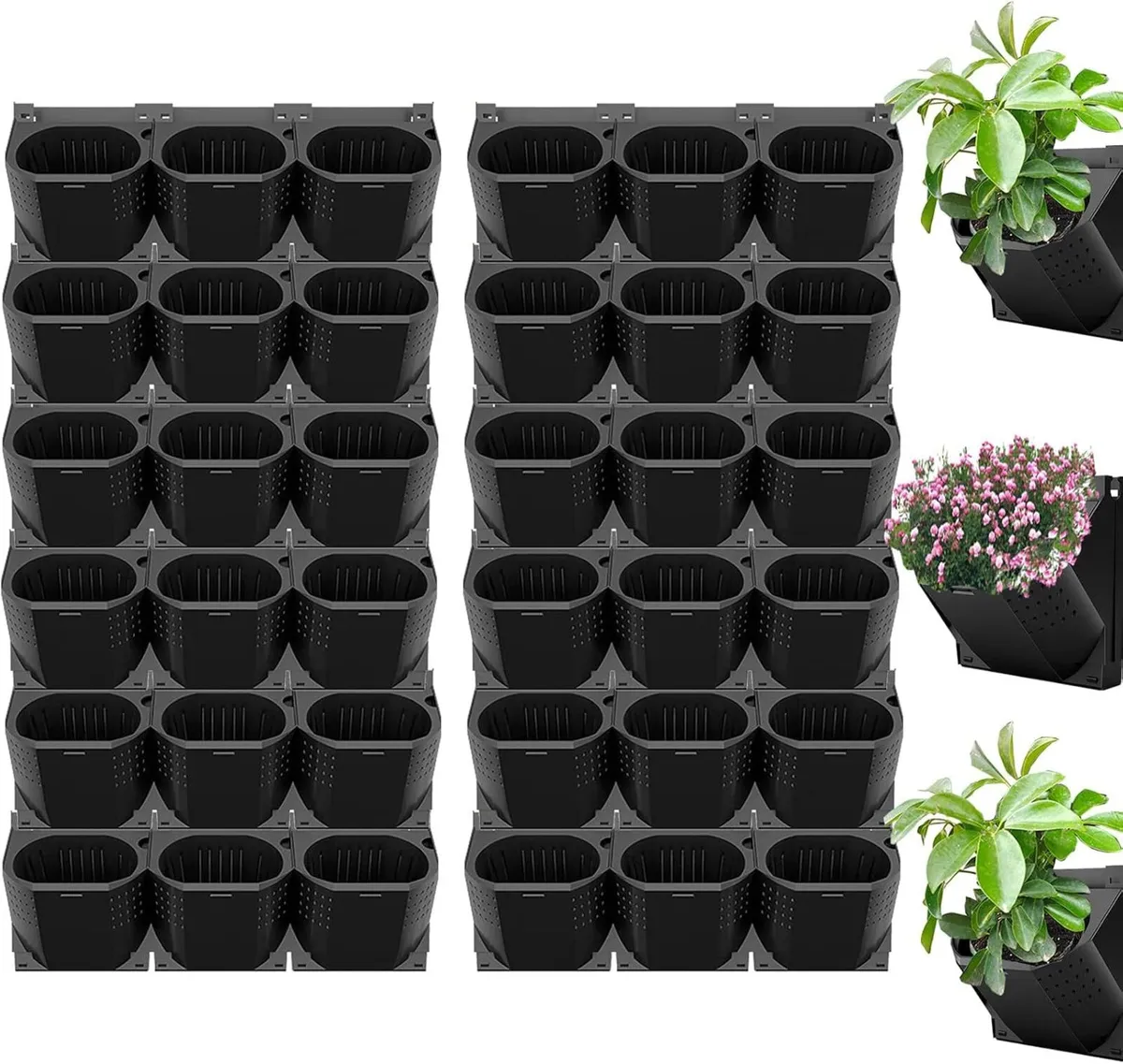 36 Pcs Self Watering Wall Planting Pot Hanging - Image 3