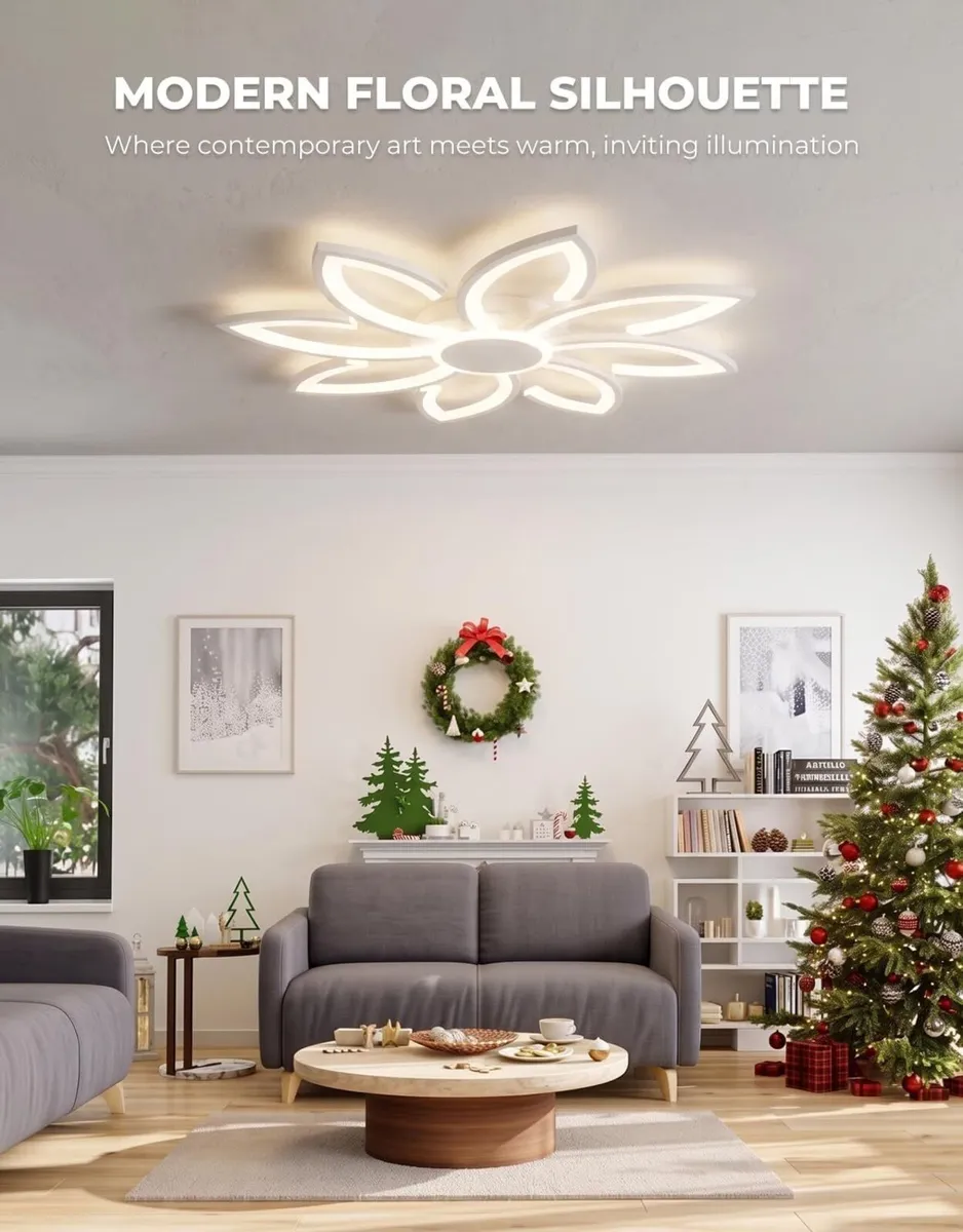 LED Ceiling Light with Remote Control 31.5" - Image 2