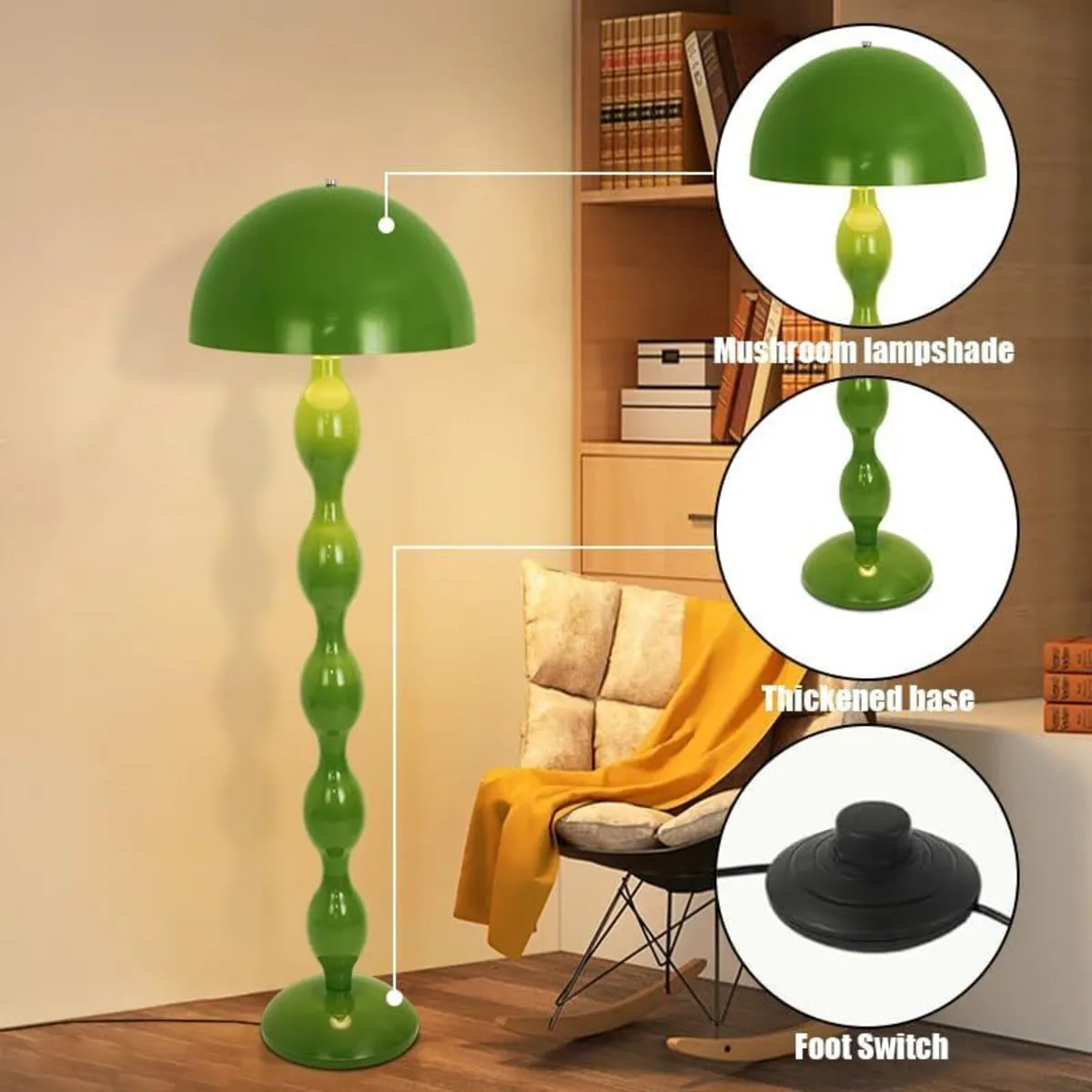 Floor Lamp 59in Modern Style LED Standing - Image 3