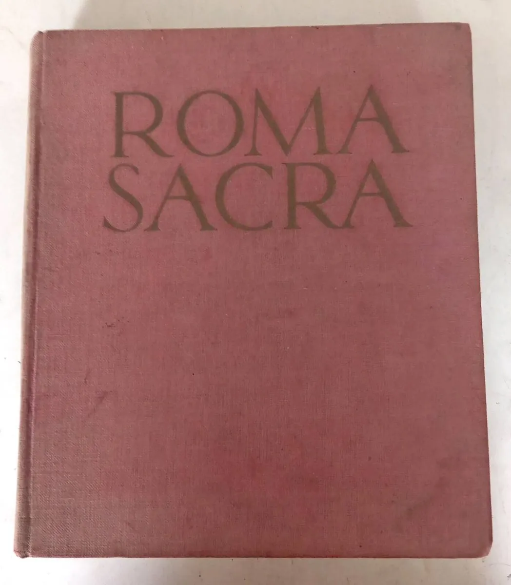 Roma Sacra Antique Book - Image 1