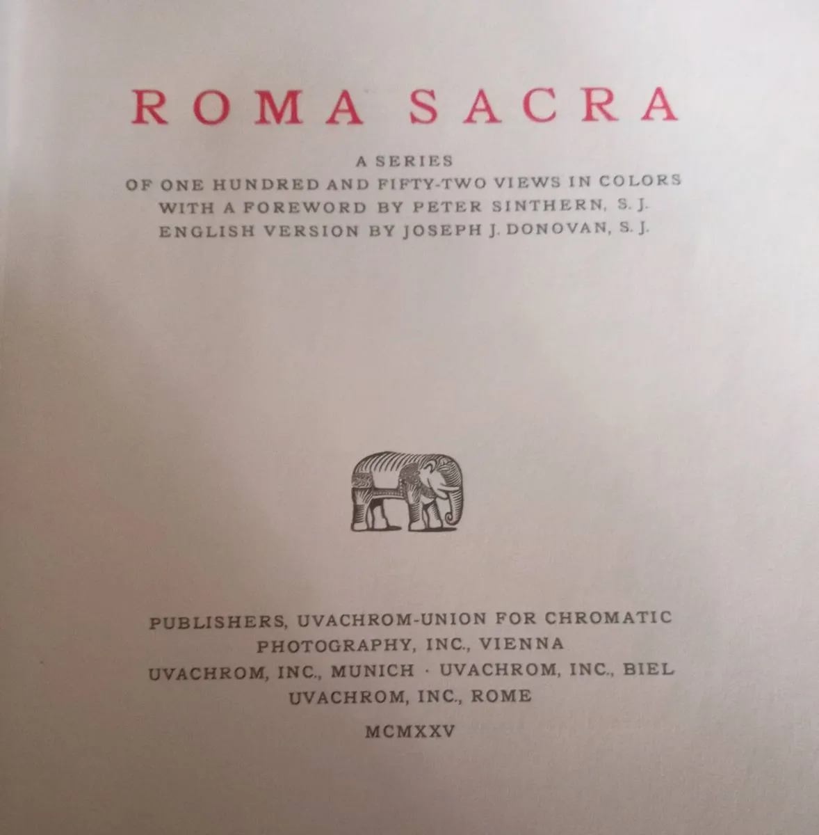 Roma Sacra Antique Book - Image 2