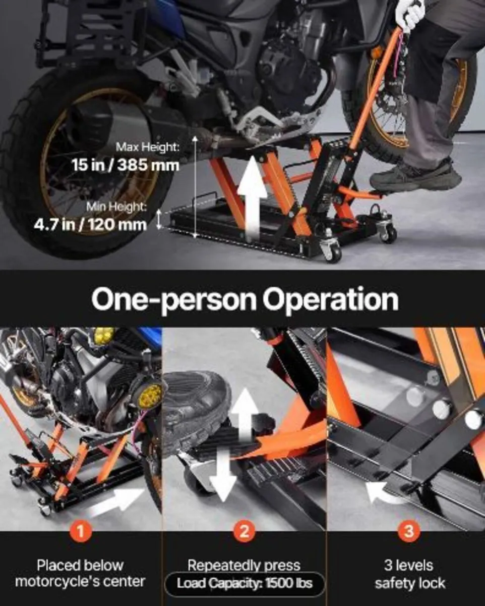 Motorcycle Hydraulic Pump Jack - Image 4