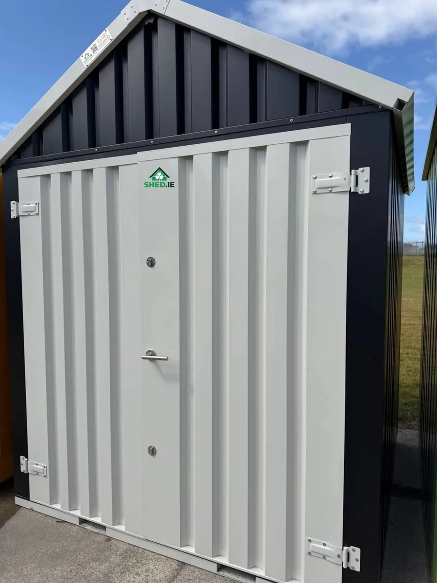 Steel shed including self foundation - 2m × 2m - Image 2
